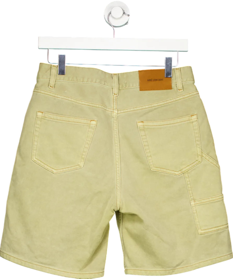 Aimé Leon Dore Beige Denim Shorts UK XS