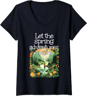 Cool wilderness travel for new Adventures Lovers V-Neck T-Shirt