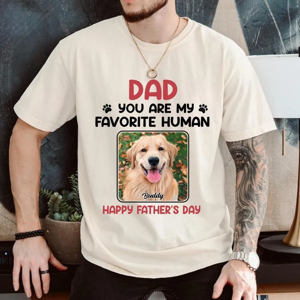 Custom Dog Dad T-Shirt, Personalized Dog Papa Shirt, Gift for Dad, Papa, Dog Lover, Fathers Day, Birthday, Christmas