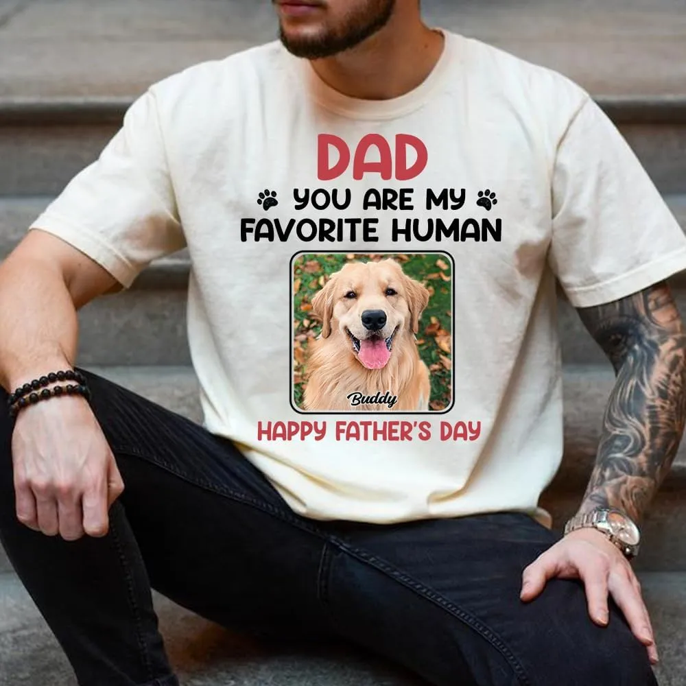 Custom Dog Dad T-Shirt, Personalized Dog Papa Shirt, Gift for Dad, Papa, Dog Lover, Fathers Day, Birthday, Christmas