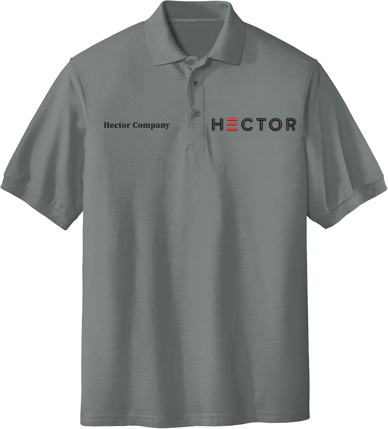 Custom Embroidered Polo Shirts for Men Personalized Embroidery Text Logo Name Company