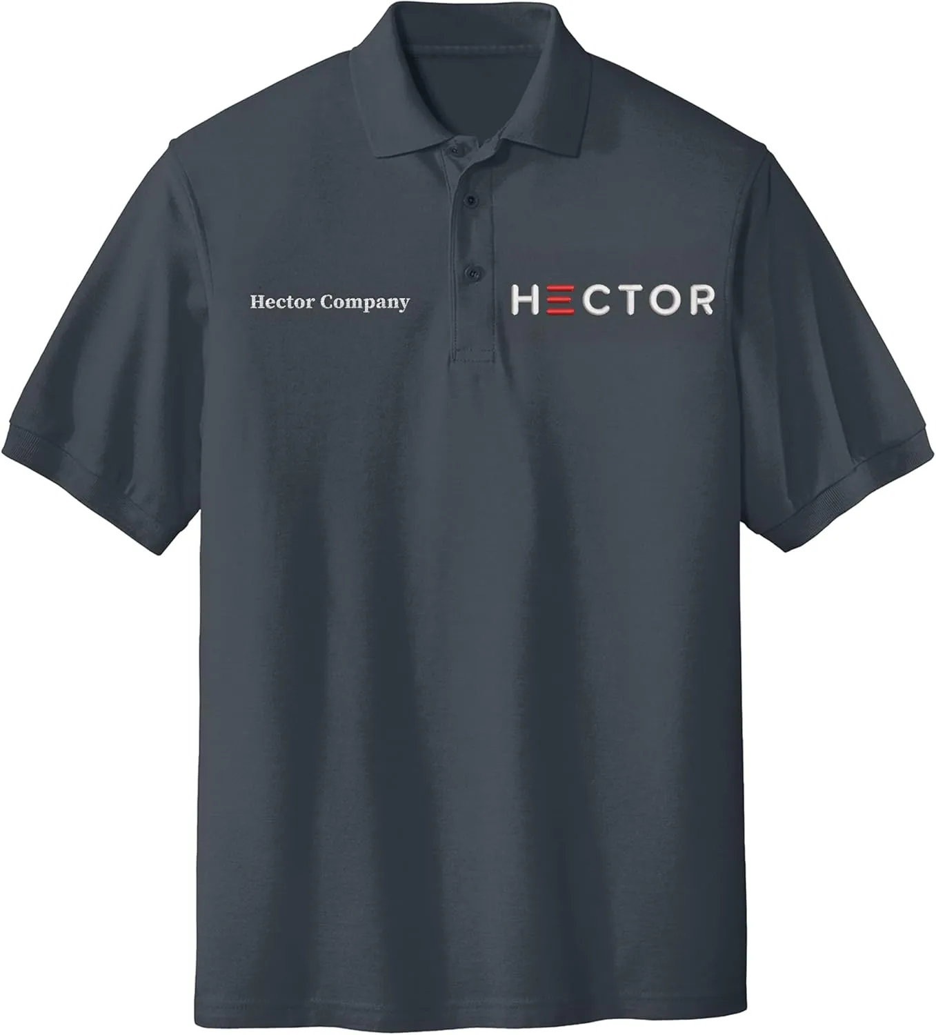 Custom Embroidered Polo Shirts for Men Personalized Embroidery Text Logo Name Company