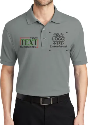 Custom Embroidered Polo Shirts for Men Personalized Embroidery Text Logo Name Company