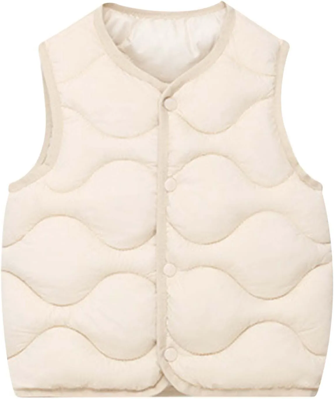 Kids Down Vest Coat Boys Girls Lightweight Warm Vest Sleeveless Button Infant Casual Fall Winter Girls Snowboard Jacket