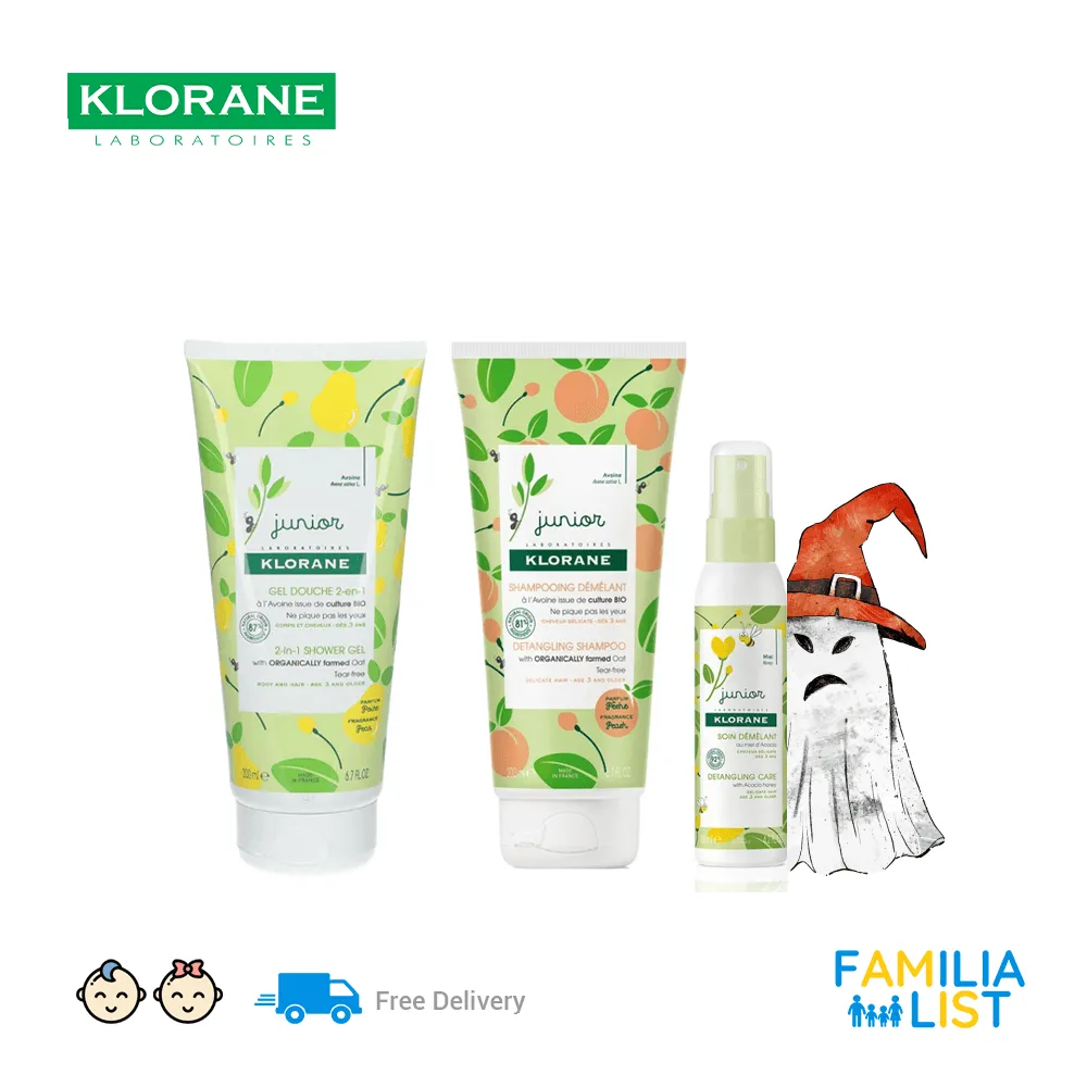 Klorane Junior Detangling Care Bundle