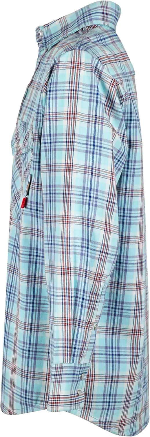 KONRECO FR Shirts for Men Button Down Flame Resistant HRC2 Men's Welding Shirts
