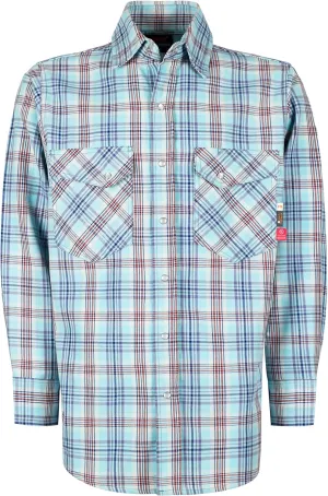 KONRECO FR Shirts for Men Button Down Flame Resistant HRC2 Men's Welding Shirts