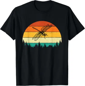 Retro Vintage Dragonfly - Entomology Insect Nature Lover T-Shirt